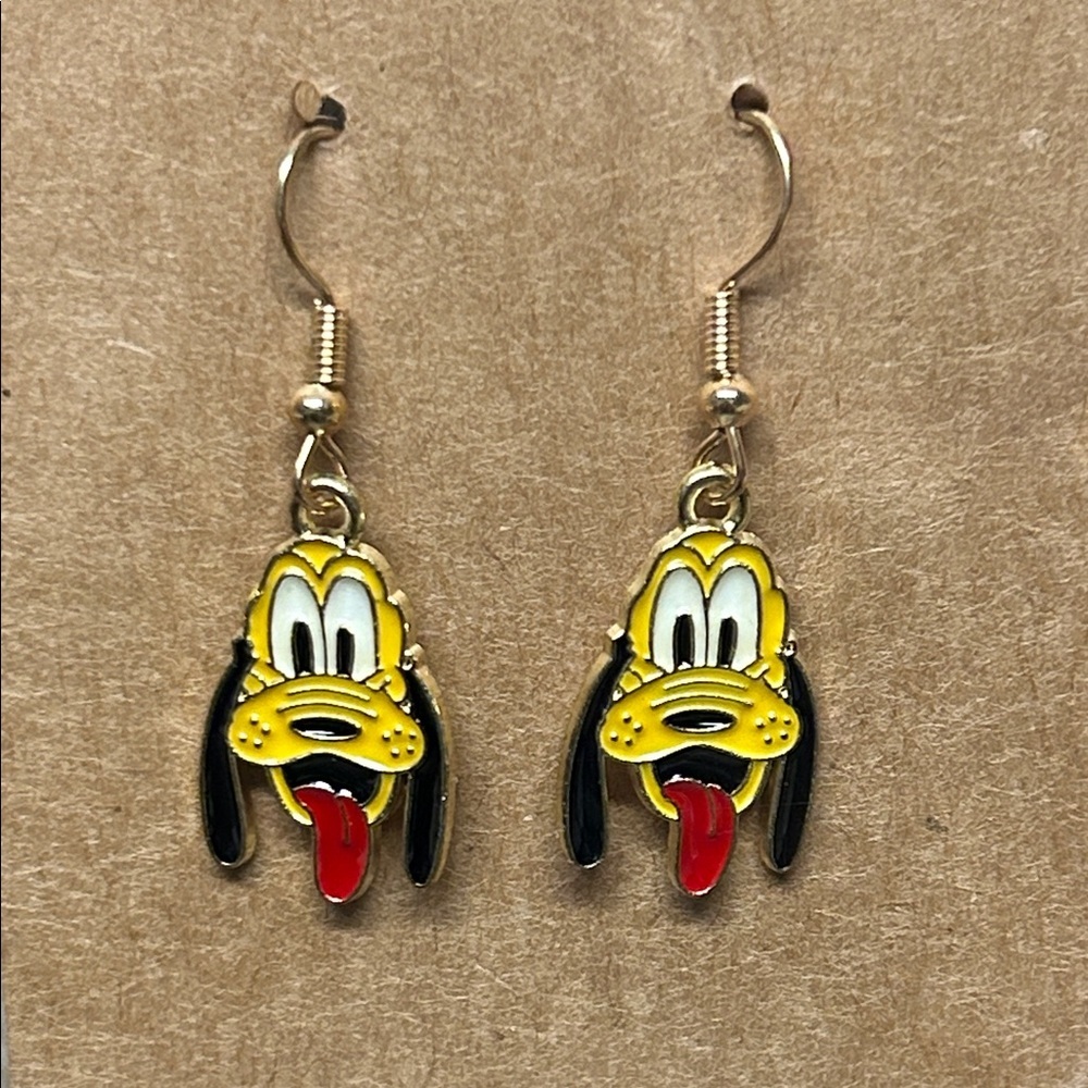Pluto dangle earrings